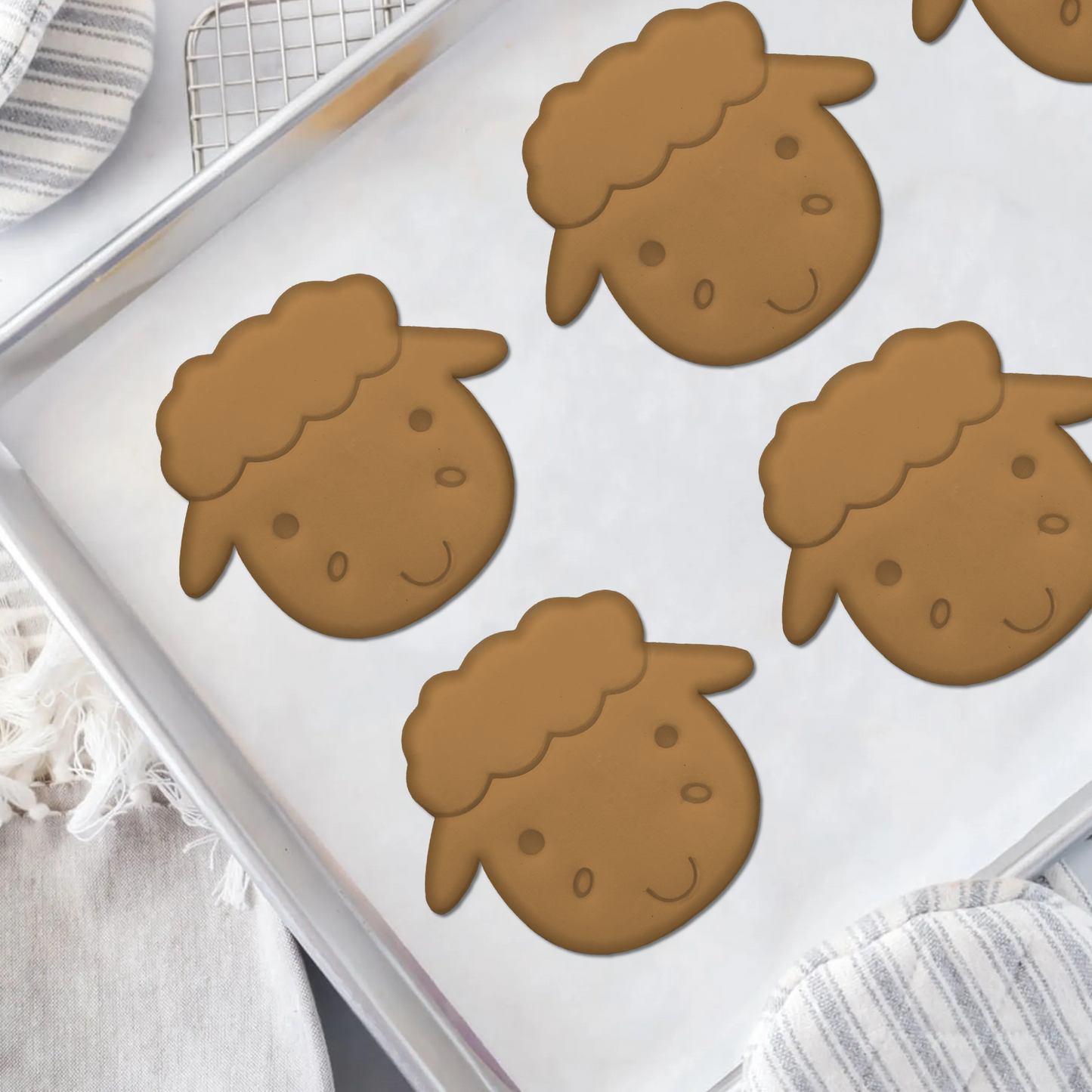 Farm Animal Cookie Cutters - Set of 5 Cookie Cutters