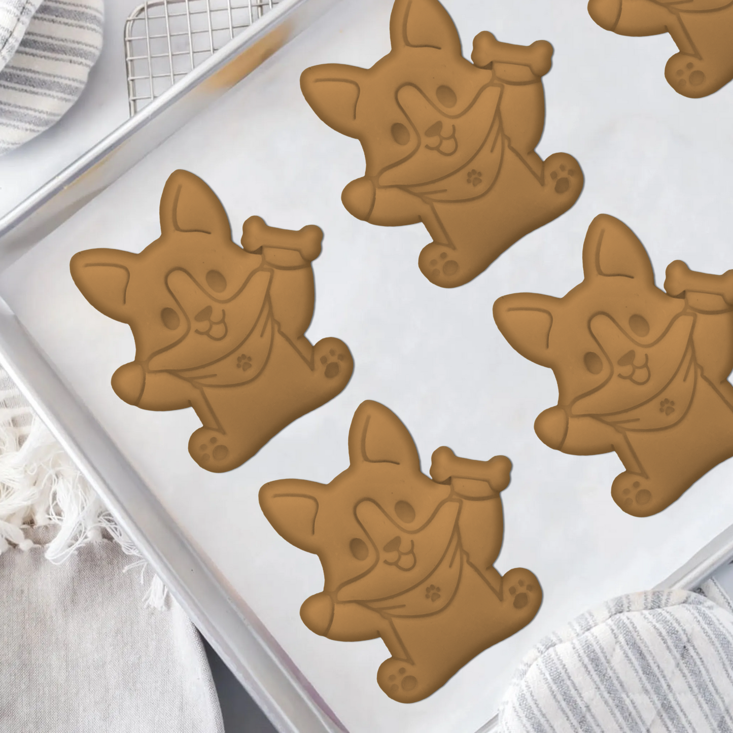 Corgi Cookie Cutter Position1