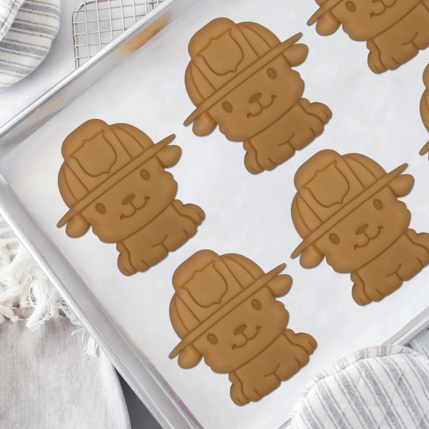 Firefighter Cookie Cutters for Baking Set of 10