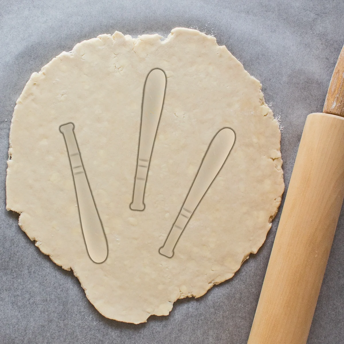 Baseball Bat Cookie Cutter