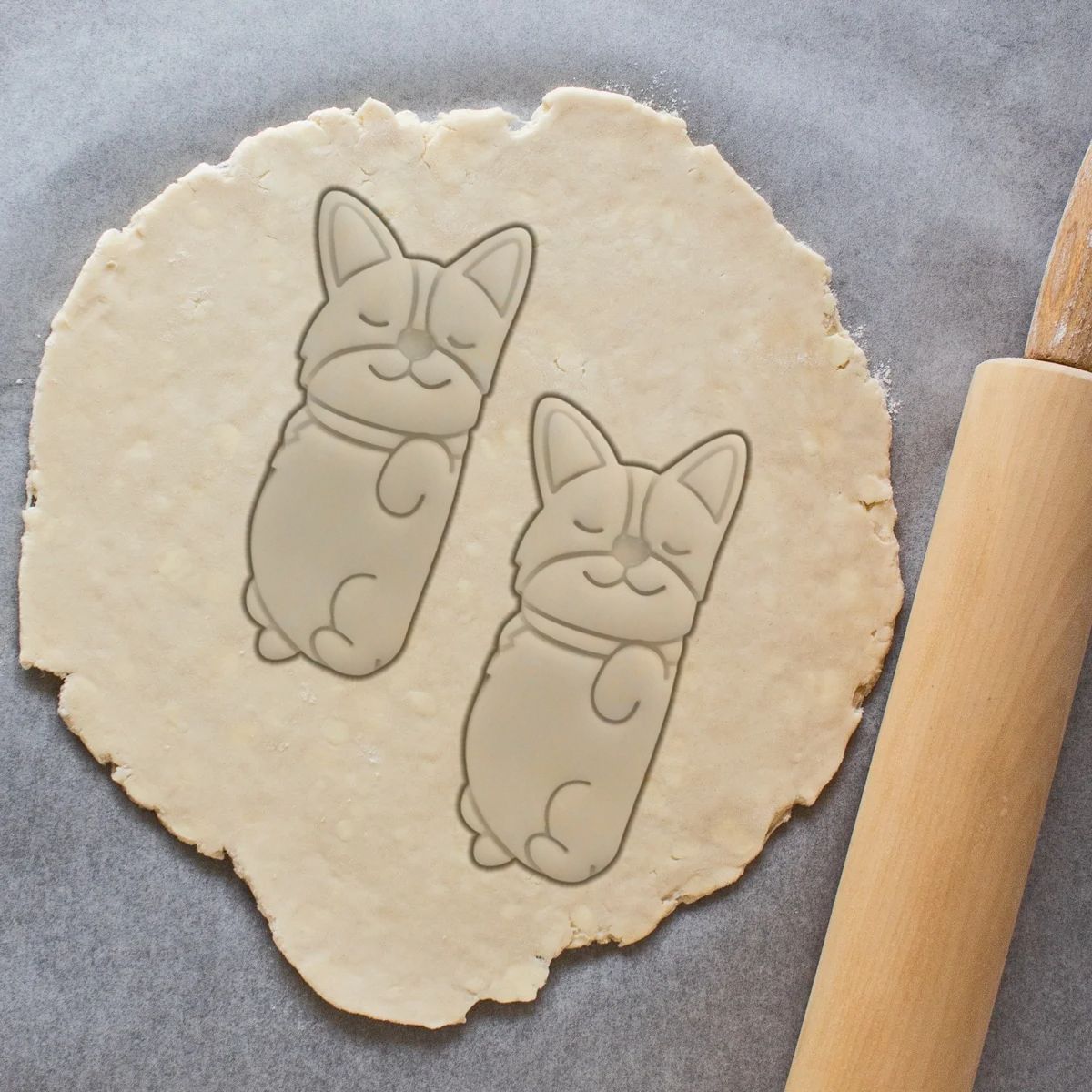 Corgi Cookie Cutter Position4