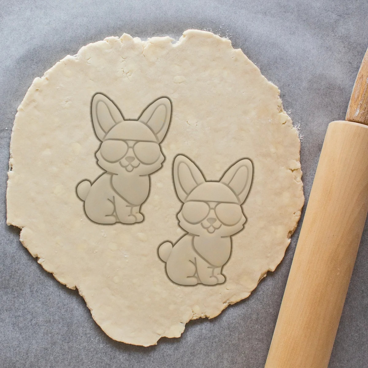 Corgi Cookie Cutter Position2