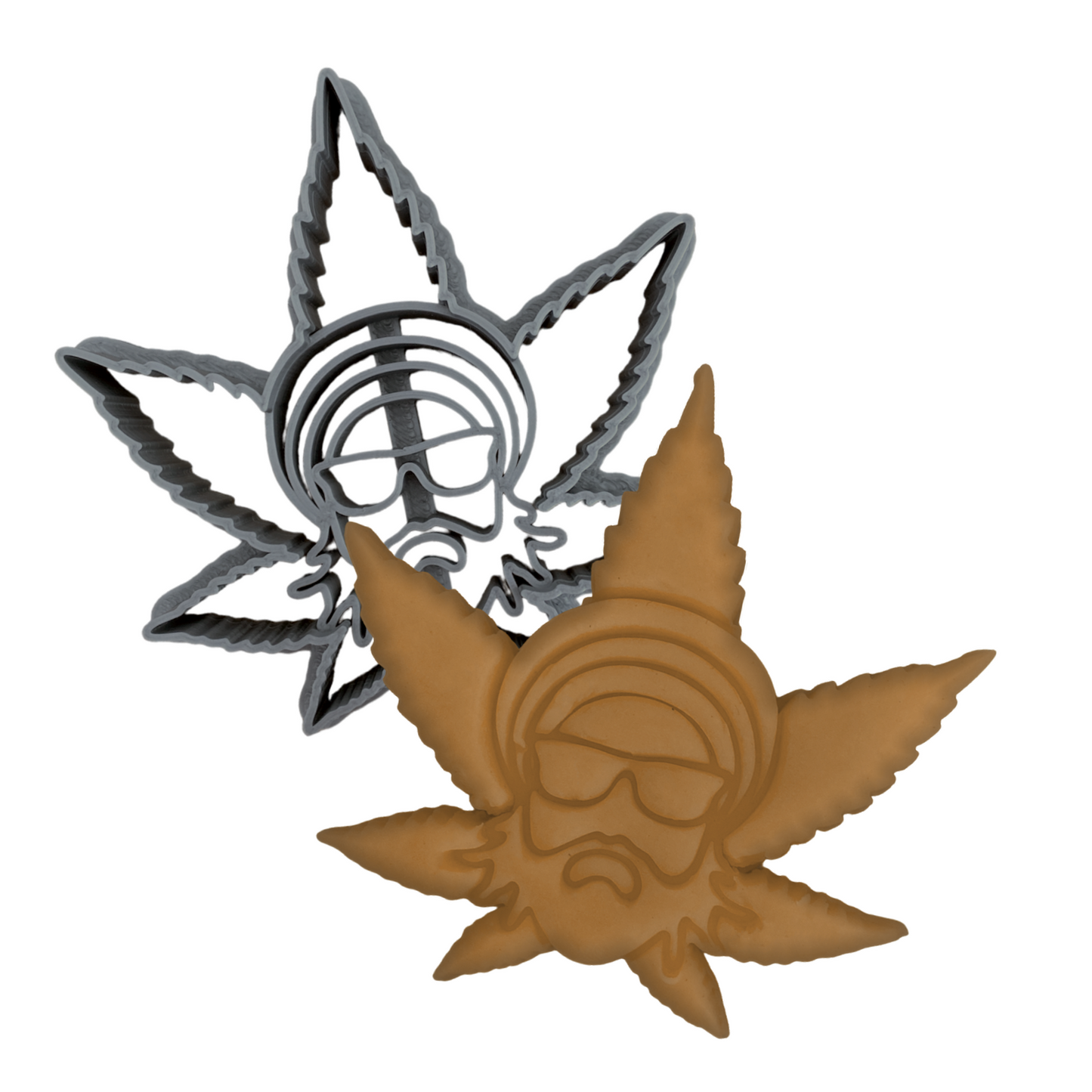 Smoking Rasta Marijuana Cannabis Cookie Cutter