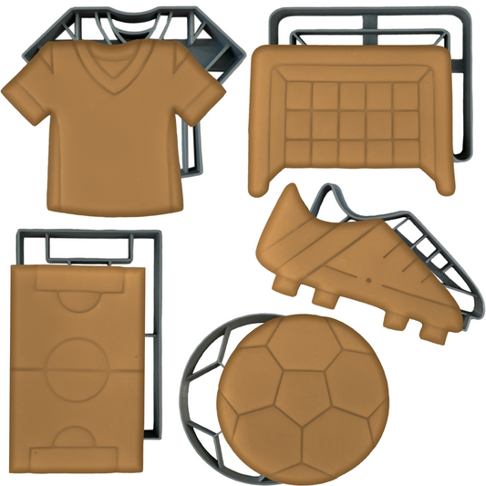 Soccer Cookie Cutter Set of 5